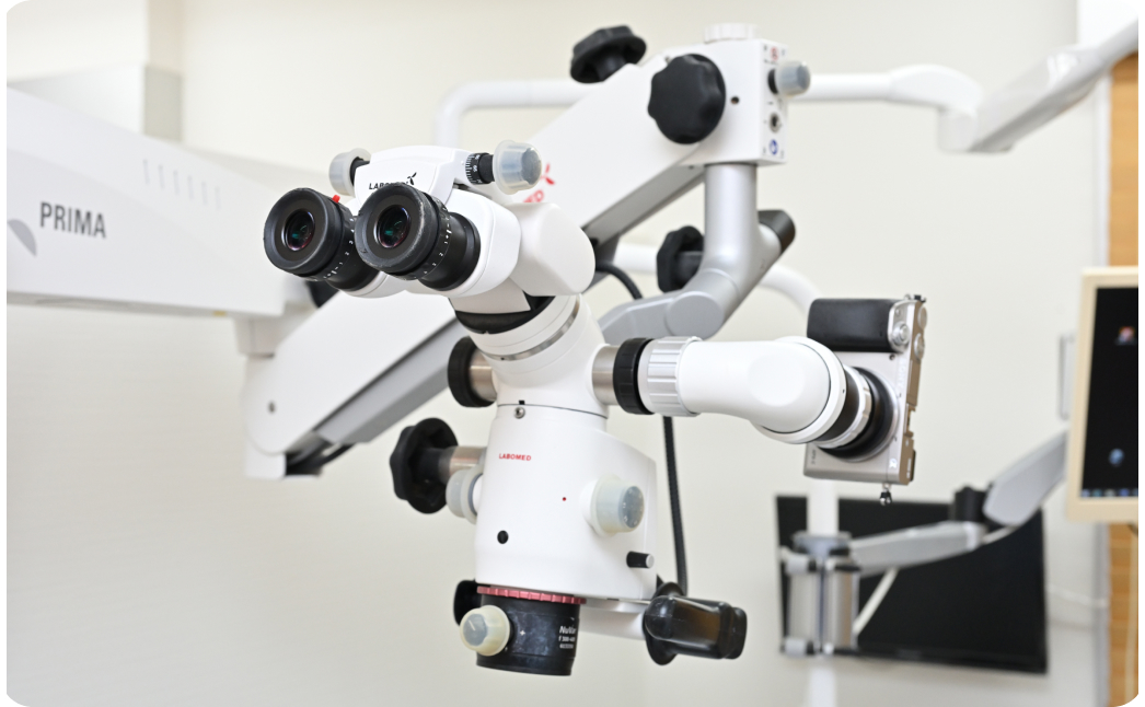 新しい機器を駆使した高い治療技術